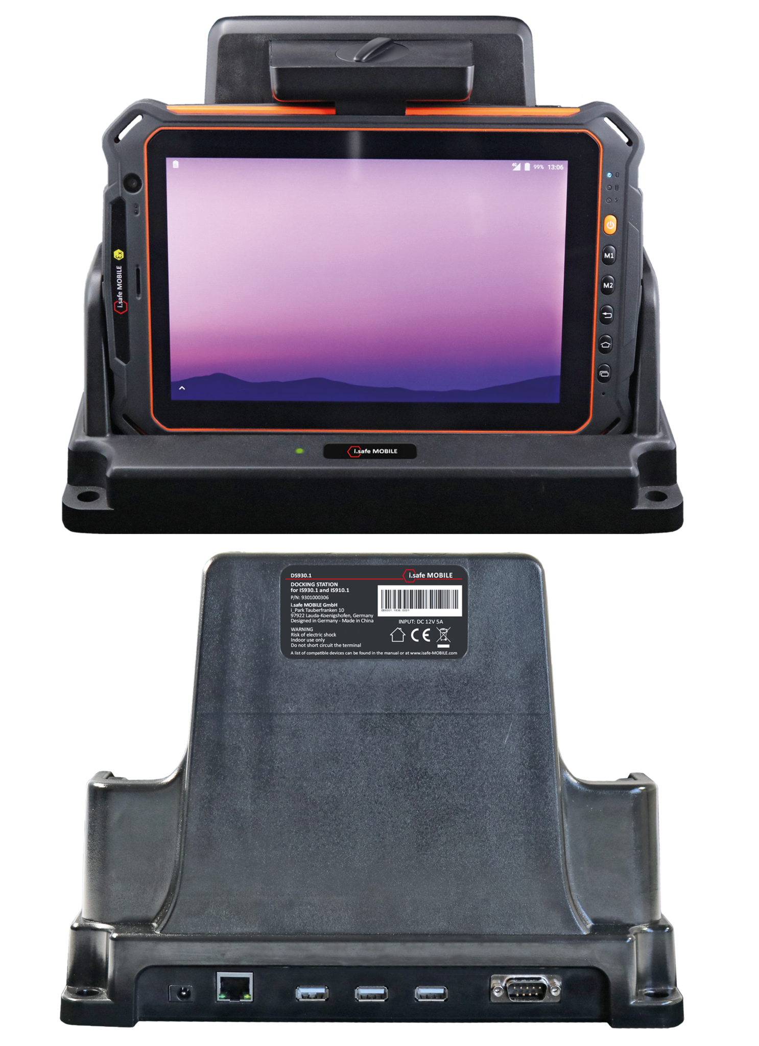 Dockingstation voor IS910.x & IS930.x - i.safe MOBILE