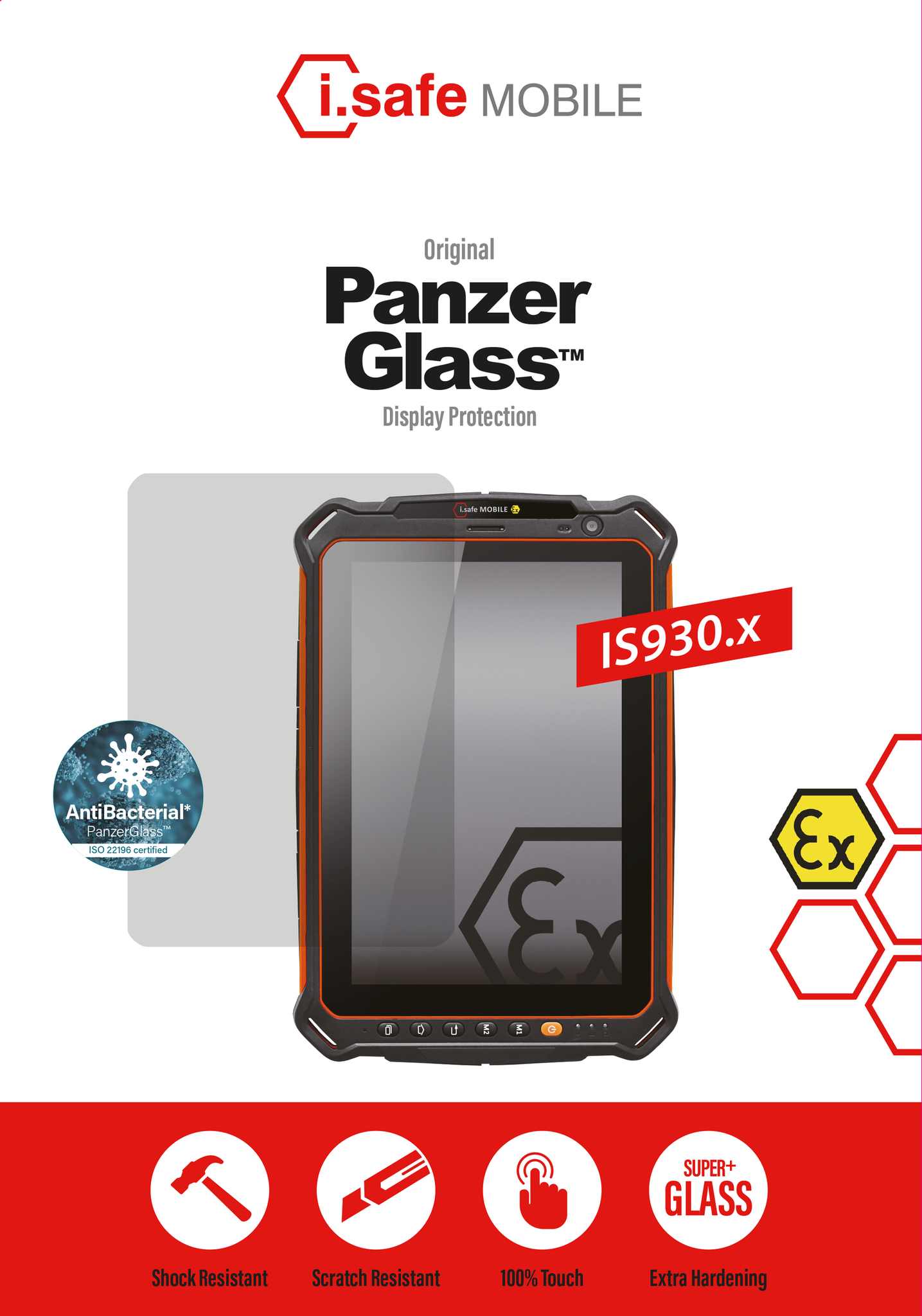 PanzerGlass protection voor IS910.x & IS930.x - i.safe MOBILE