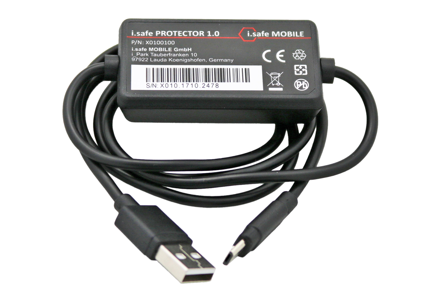 Kabel Protector 1.0 Micro USB-B - i.safe MOBILE