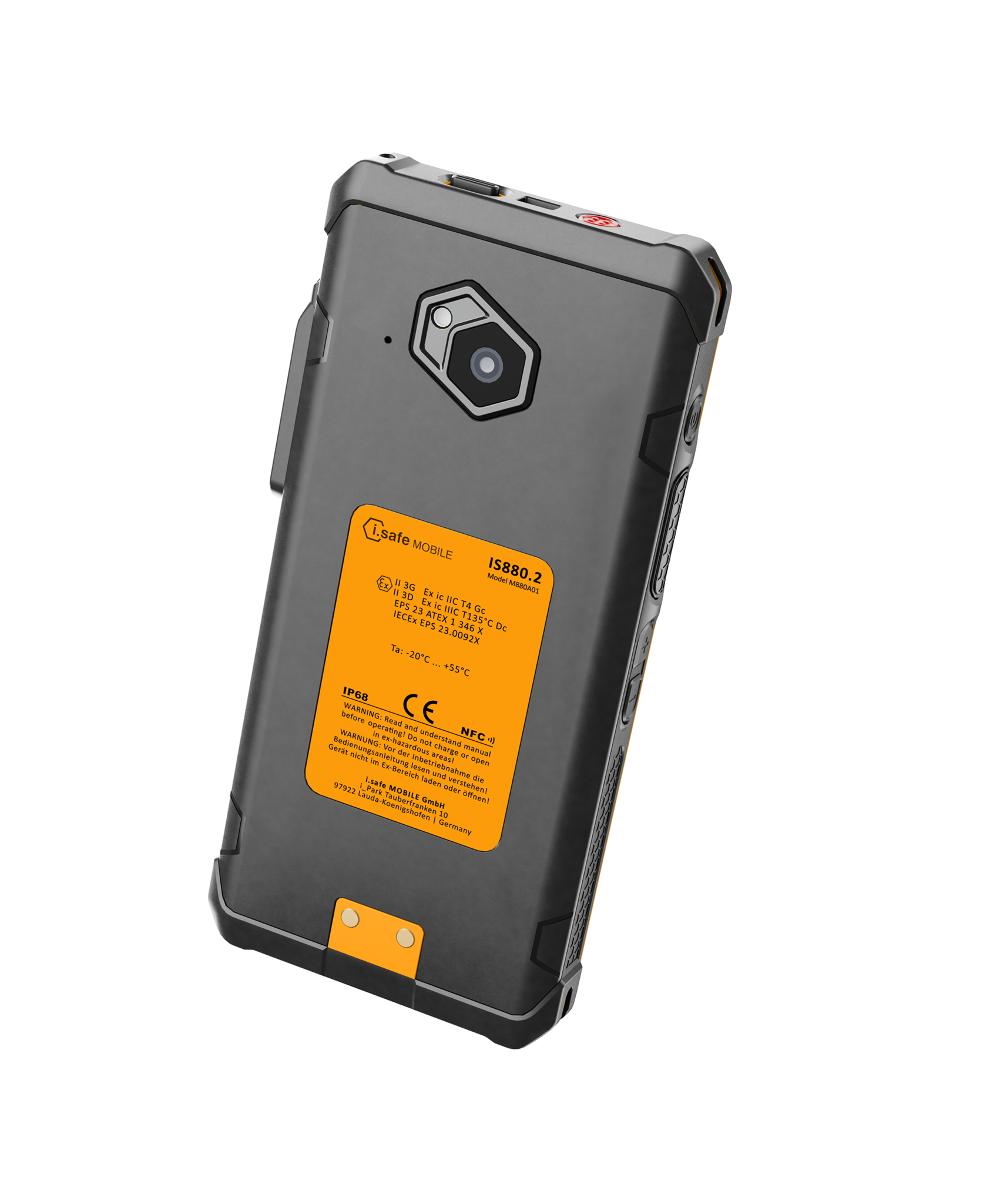 ATEX smartphone IS880.2 ATEX - Zone 2/22 - i.safe MOBILE
