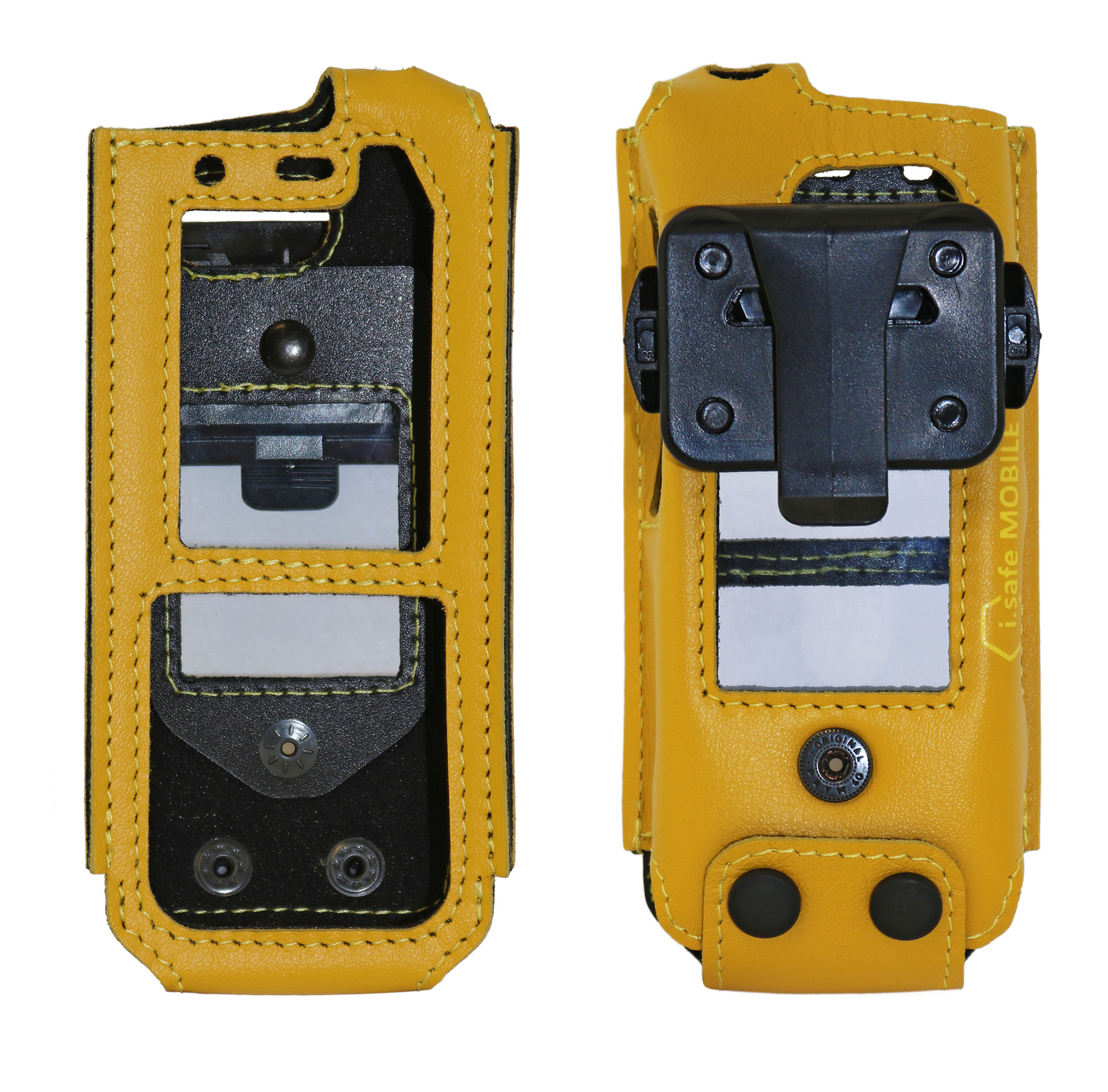 leather case voor IS330.x - Geel i.safe MOBILE
