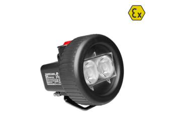 ATEX Helmlamp KS-IX Dual spot - Zone 0/M1 - KSE-Lights