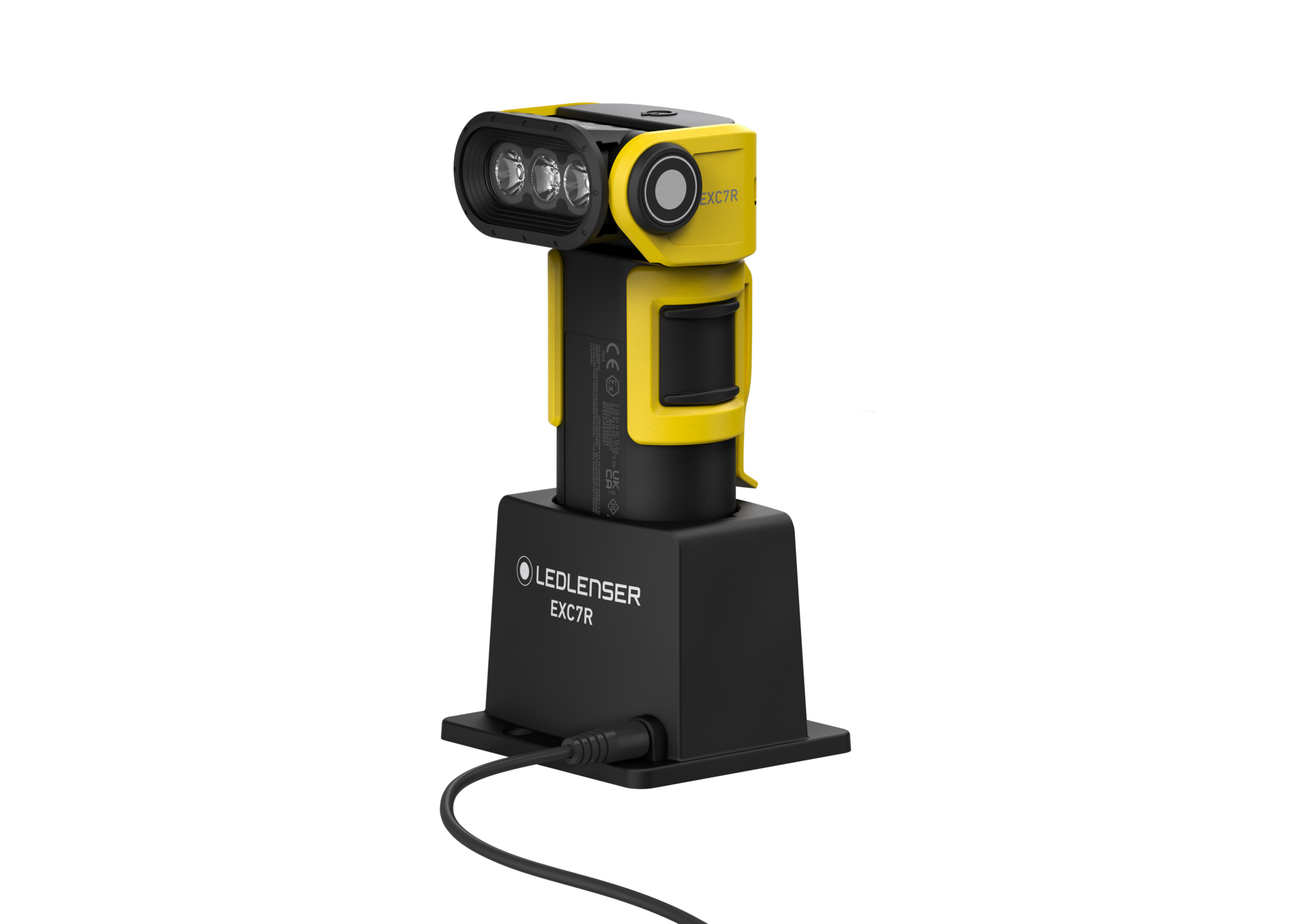 LEDLENSER EXC7R met laadstation - hoeklamp - oplaadbaar