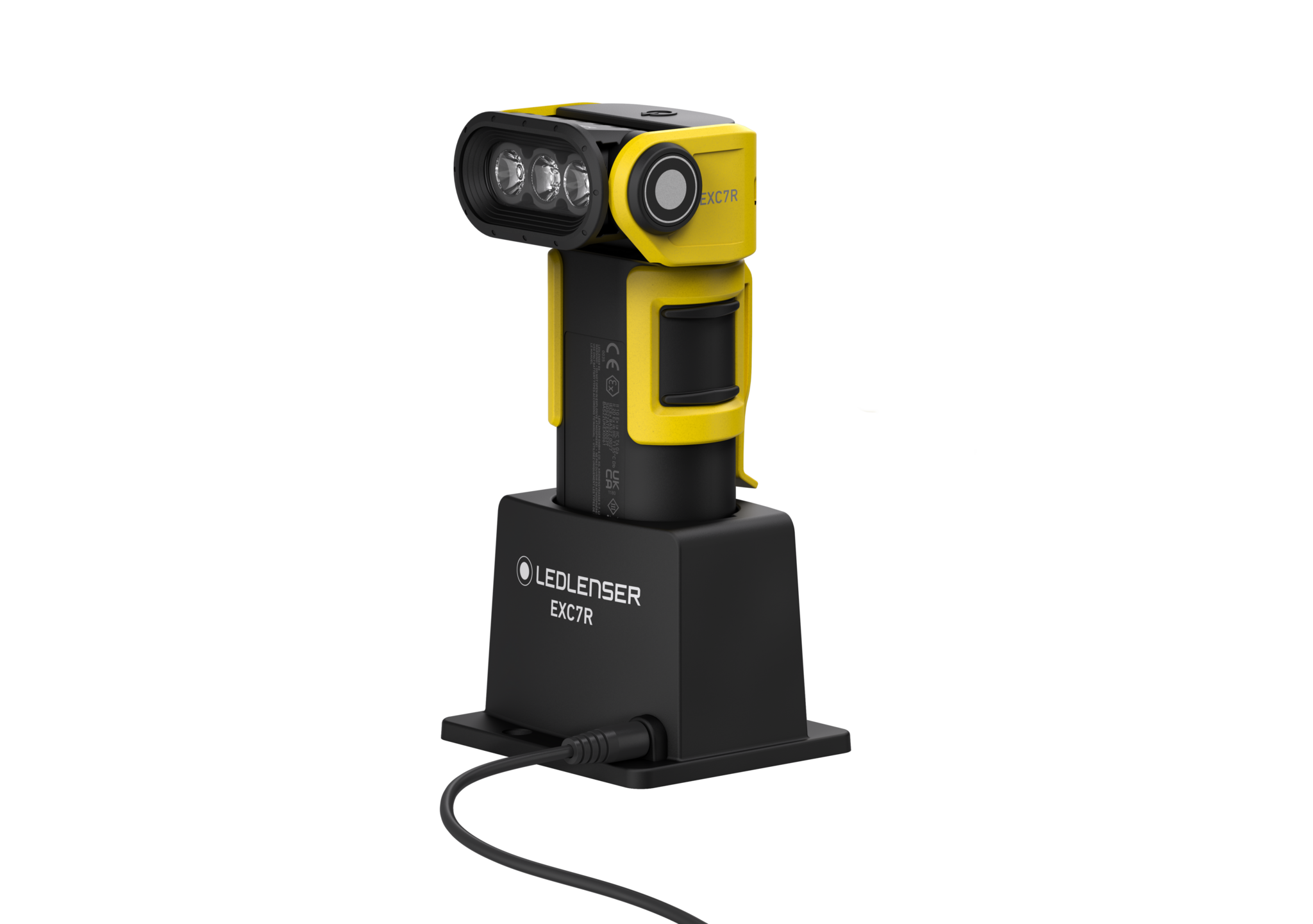 LEDLENSER EXC7R met laadstation - hoeklamp - oplaadbaar