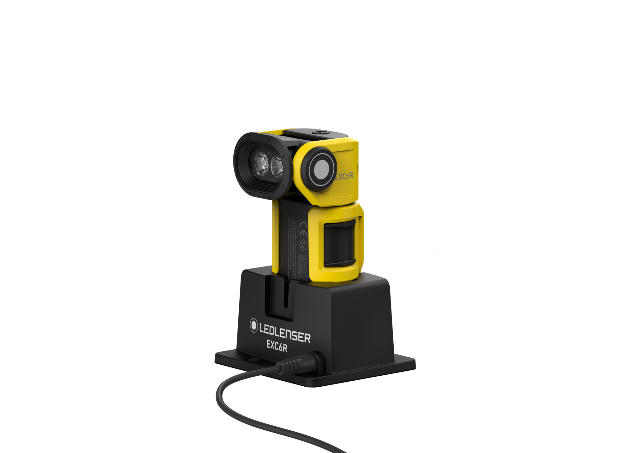 LEDLENSER EXC6R hoeklamp met laadstation - oplaadbaar