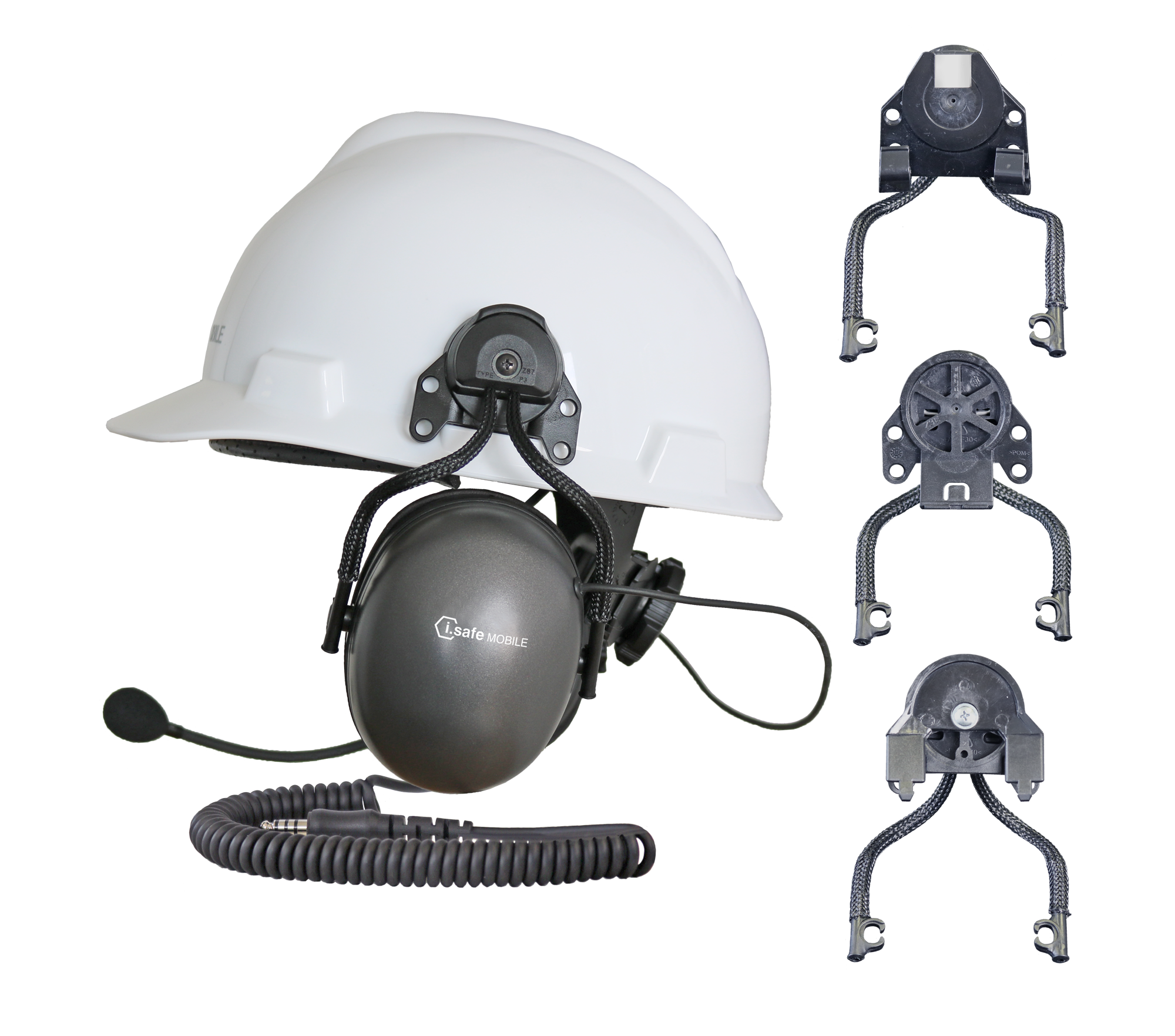I.SAFE MOBILE IS-HDHS1C.1 Headset Set (Helm Mount)