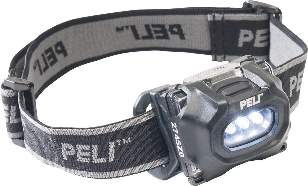 ATEX Hoofdlamp 2745Z0 Zwart - Zone 0 - Peli