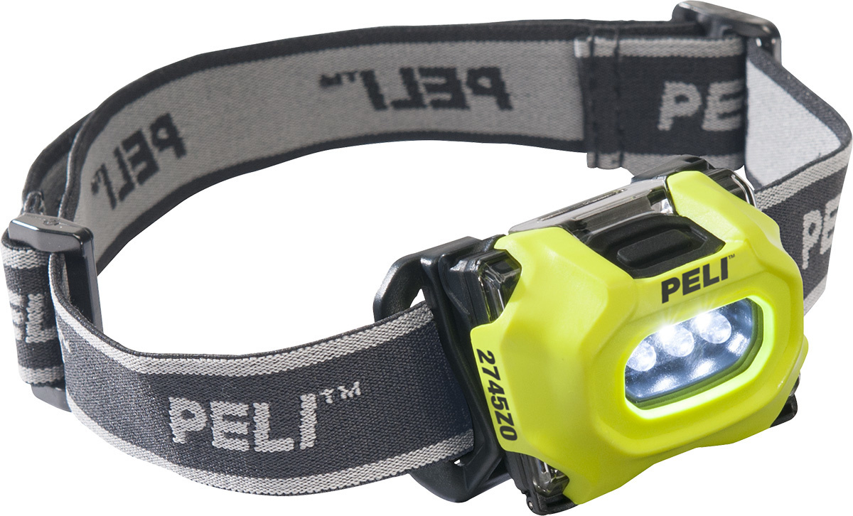 ATEX Hoofdlamp 2745Z0 Geel - Zone 0 - Peli
