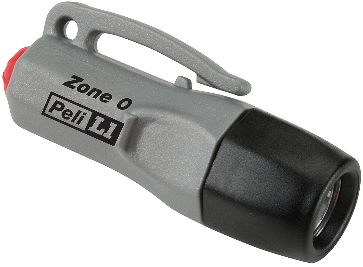 ATEX Zaklamp L1 1930Z0 Grijs - Zone 0 - Peli