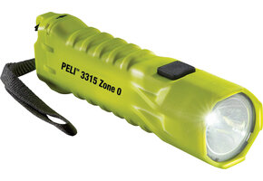ATEX Zaklamp 3315Z0 Geel - Zone 0 - Peli
