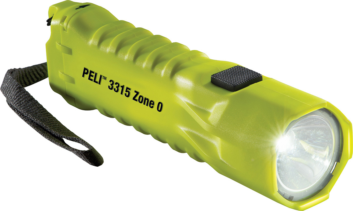 ATEX Zaklamp 3315Z0 Geel - Zone 0 - Peli