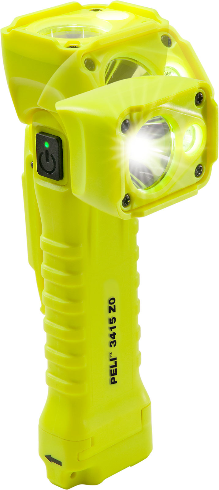 ATEX Zaklamp Right Angle 3415MZ0 Geel – Zone 0 – Peli