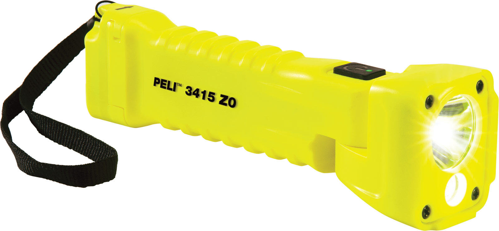 ATEX Zaklamp Right Angle 3415MZ0 Geel – Zone 0 – Peli