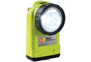 ATEX Handlamp Right angle 3715Z0 Geel - Zone 0 - Peli