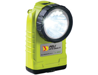 ATEX Handlamp Right angle 3715Z0 Geel - Zone 0 - Peli
