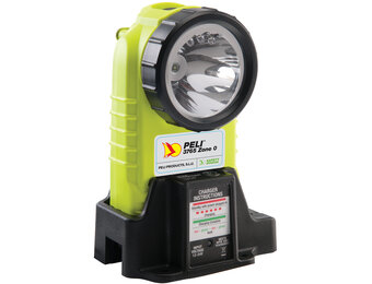 ATEX Handlamp Right Angle 3765Z0 Geel - Zone 0 - Peli