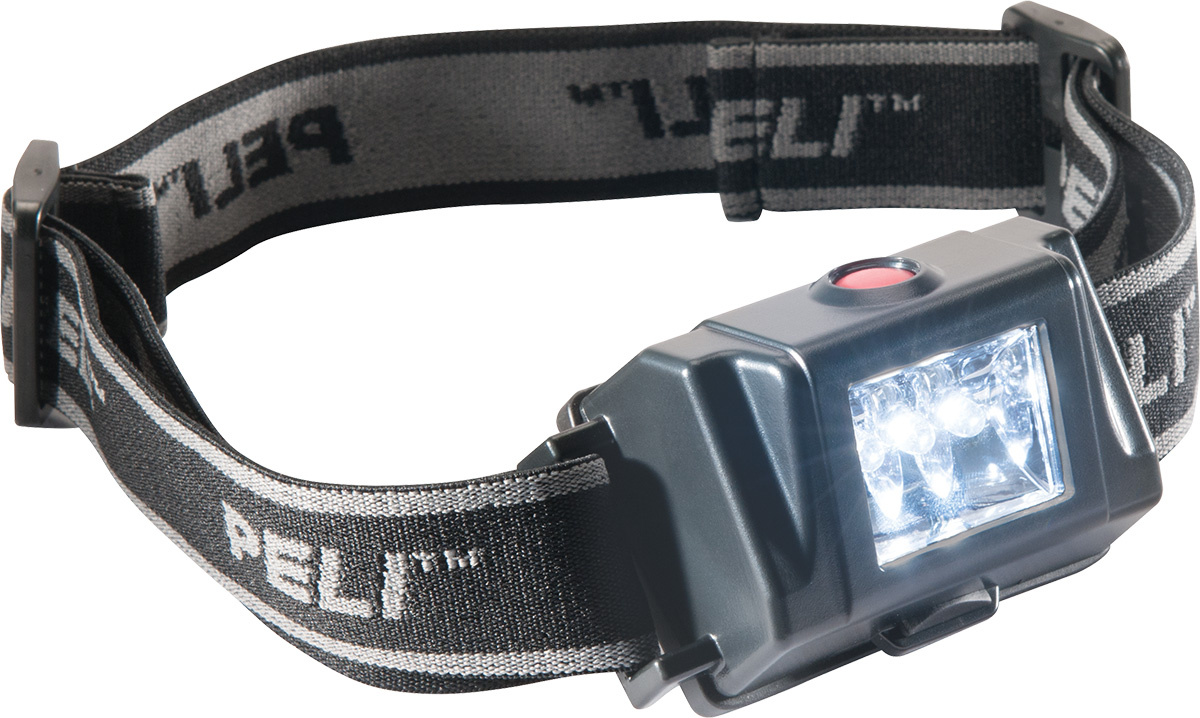ATEX Hoofdlamp HeadsUp 2610Z0 Zwart - Zone 0 - Peli