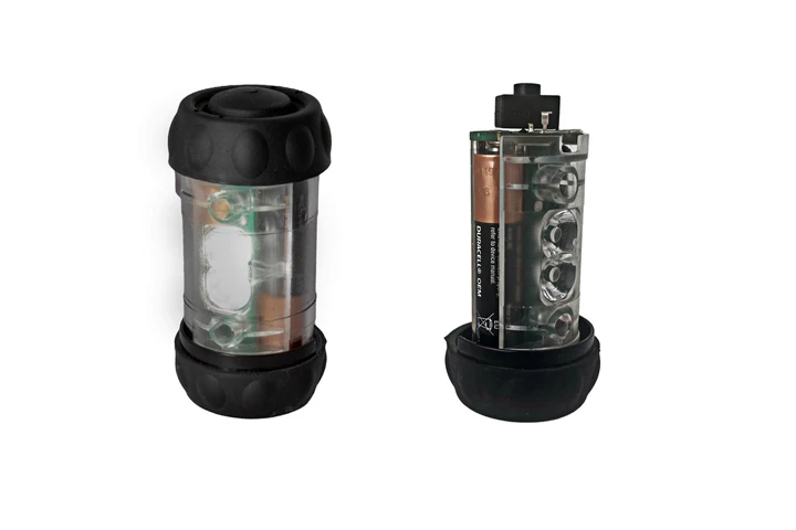 ATEX Hoofdlamp 3AAA‑eLED Vizion II - zwart - Zone 0/21 - UK Underwater Kinetics