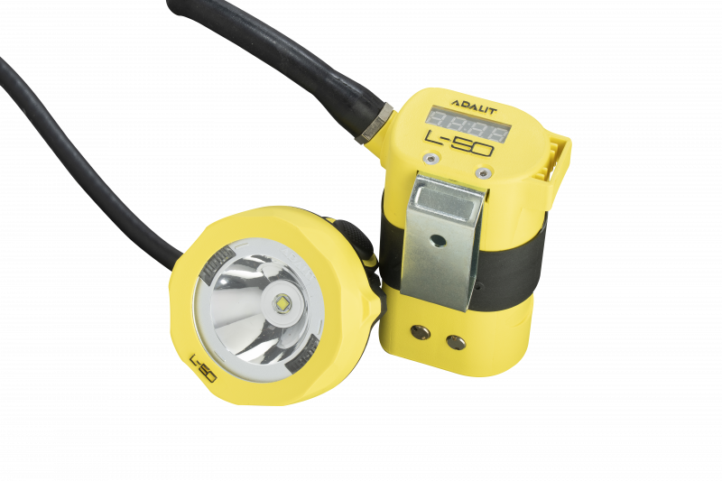 ATEX helmlamp L-50+ oplaadbaar incl. batterij - Zone 0/20 - Adalit