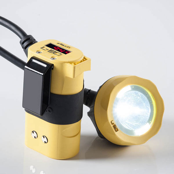 ATEX helmlamp L-50+ oplaadbaar incl. batterij - Zone 0/20 - Adalit