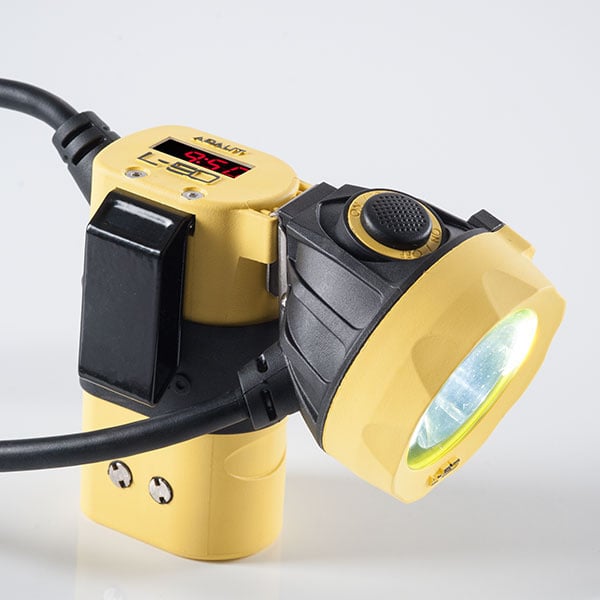 ATEX helmlamp L-50+ oplaadbaar incl. batterij - Zone 0/20 - Adalit