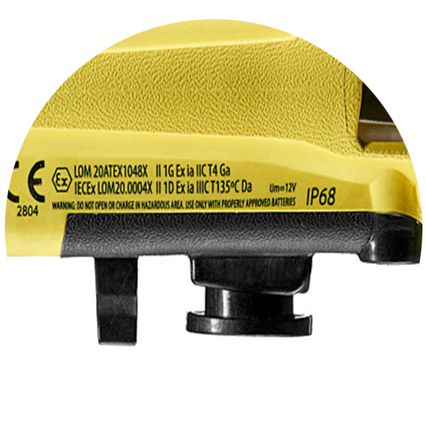 ATEX Zaklamp L-30 oplaadbaar met lader - Zone 0/20 - Adalit