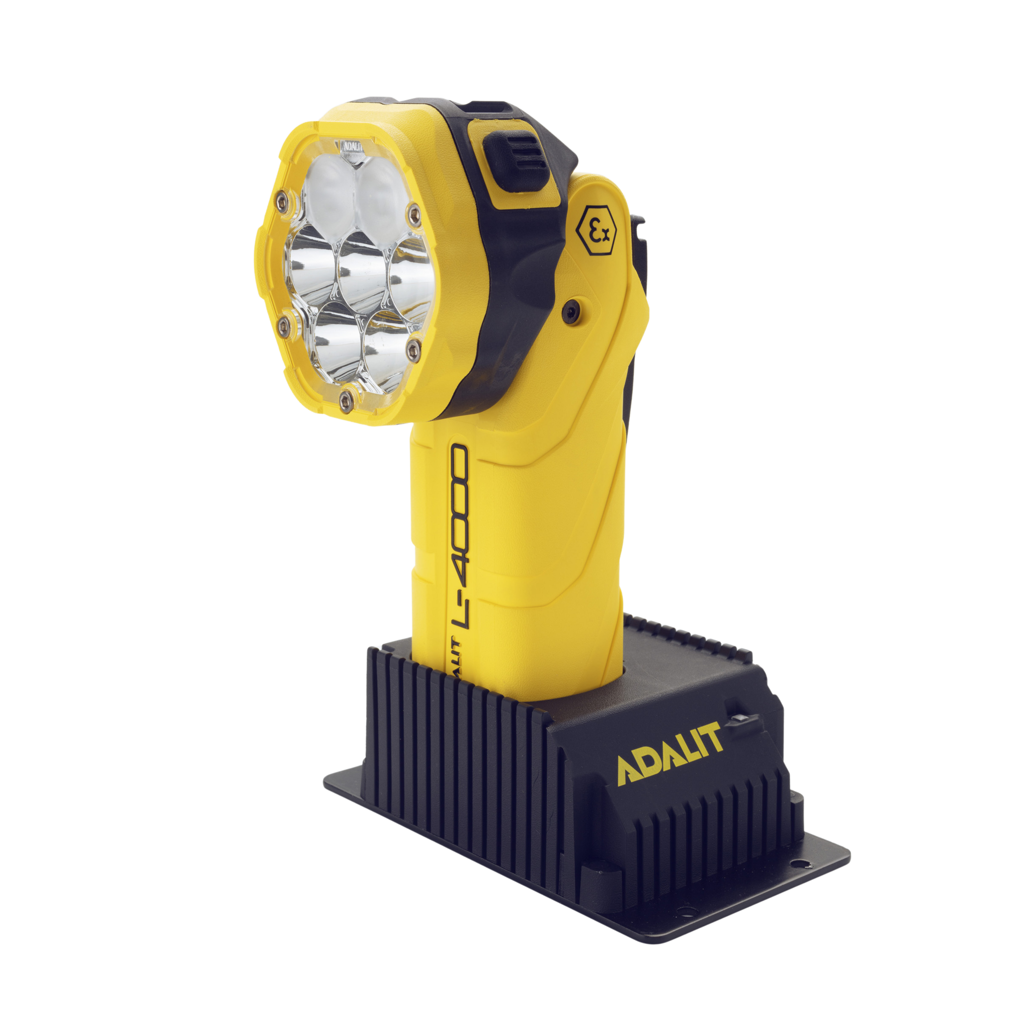 ATEX Zaklamp L-4000 oplaadbaar met lader - Zone 0/20 - Adalit