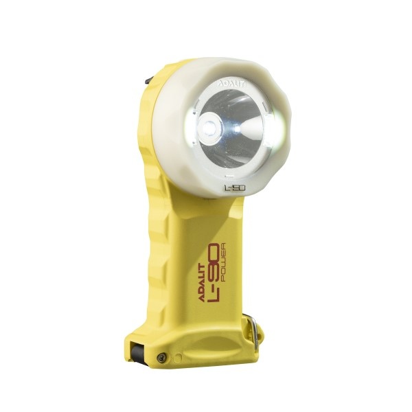 ATEX Zaklamp L-90R Power oplaadbaar met lader - Zone 0/21 - Adalit