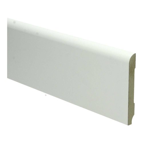 Basics4Home 12mm MDF Koloniale Plint Wit Voorgelakt RAL9010