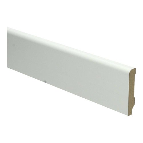 Basics4Home 12mm MDF Koloniale Plint Wit Voorgelakt RAL9010