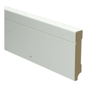 Basics4Home 15mm MDF Tijdloze Plint Wit Voorgelakt RAL9010