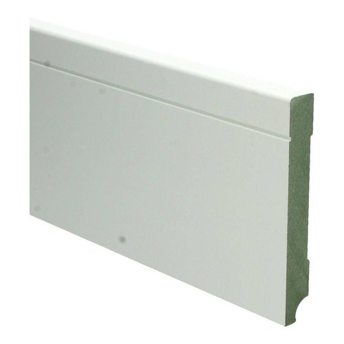 Basics4Home 15mm MDF Tijdloze Plint Wit Voorgelakt RAL9010