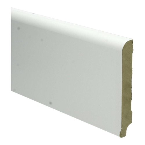 Basics4Home 18mm MDF Koloniale Plint Wit Voorgelakt RAL9010