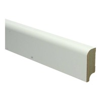 22mm MDF Koloniale Plint Wit Voorgelakt RAL9010