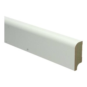 Basics4Home 22mm MDF Koloniale Plint Wit Voorgelakt RAL9010