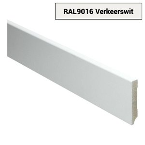 Basics4Home 12mm MDF Moderne Plint Voorgelakt RAL9016