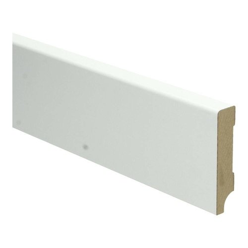 Basics4Home 9427 MDF Recht Wit folieplint 8 cm Basics4Home 9427 MDF Recht Wit folieplint 8 cm