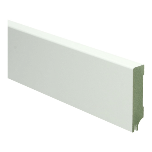 Basics4Home 15mm MDF Moderne Plint Recht  + Uitsparing Wit Voorgelakt RAL9010