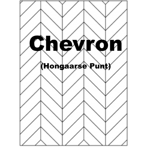 Chevron - Hongaarse Punt PVC