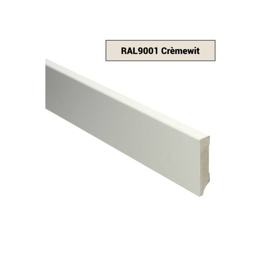 RAL9001 MDF Plinten Crèmewit