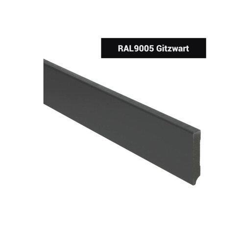 RAL9005 MDF Plinten Gitzwart