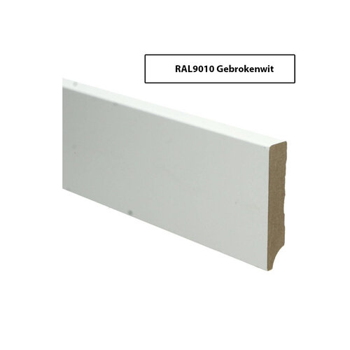 RAL9010 MDF Plinten Gebrokenwit