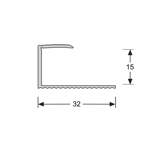 Basics4Home U-profiel Verlijmd 15,6mm