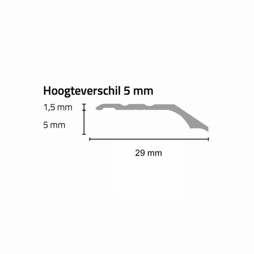 Basics4Home Overgangsprofiel schroef 5mm