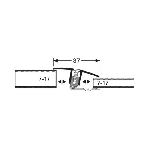 Küberit Dilatatieprofiel 7-17mm