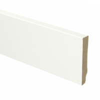 7901 MDF Recht Wit folieplint 7,8 cm