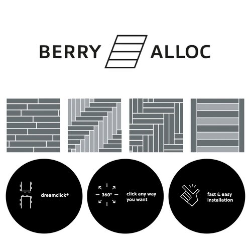 BerryAlloc 60001573 Rustic Dark XL Visgraat Rigid Style Click PVC BerryAlloc 60001573 Rustic Dark XL Visgraat Rigid Style Click PVC