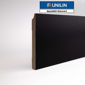 Basics4Home 12mm MDF Design Plint Voorgelakt RAL9005