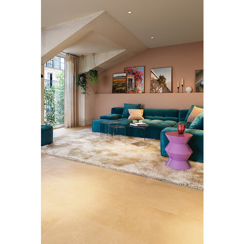 ParquetVinyl CALDB4095 Concrete Sand Caldera Tegel Dry Back PVC