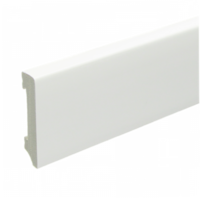 15mm Watervaste kunststof Moderne plint wit
